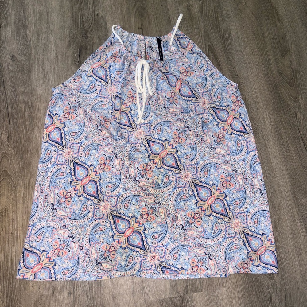 Kay Celine — Paisley Print Halter Top